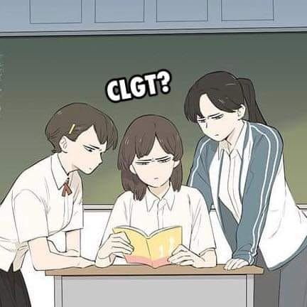 CLGT? 3 cô gái đang đọc sách ra vẻ khó chịu hỏi