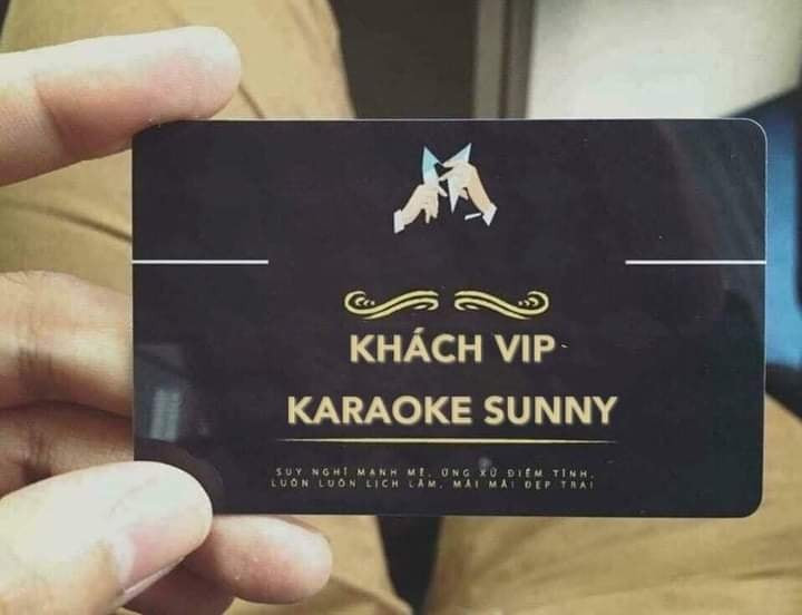 Thẻ khách VIP karaoke Sunny