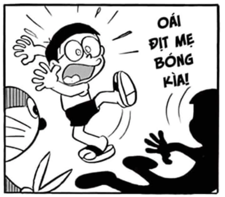 Nobita hét toáng oái dit mẹ bóng kìa