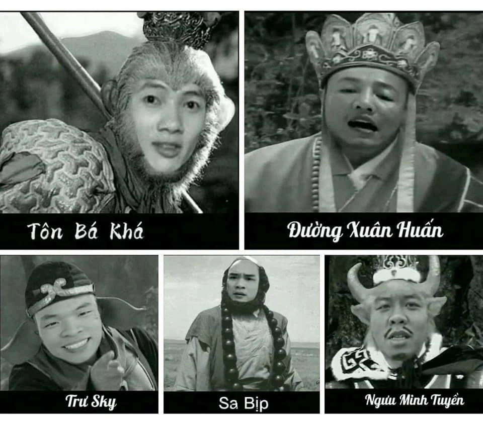 Các nhân vật chính trong Tây Du Ký phiên bản Việt Nam